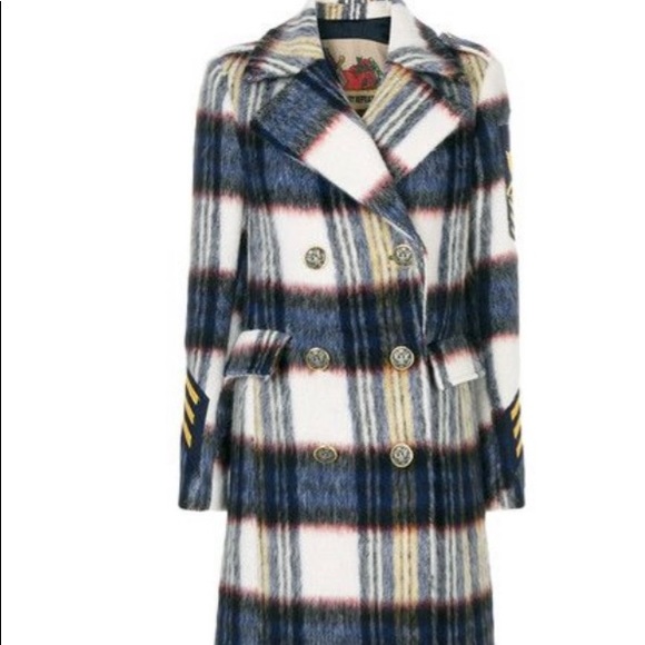 History Repeats Checked Double Breasted Coat. - Picture 5 of 5